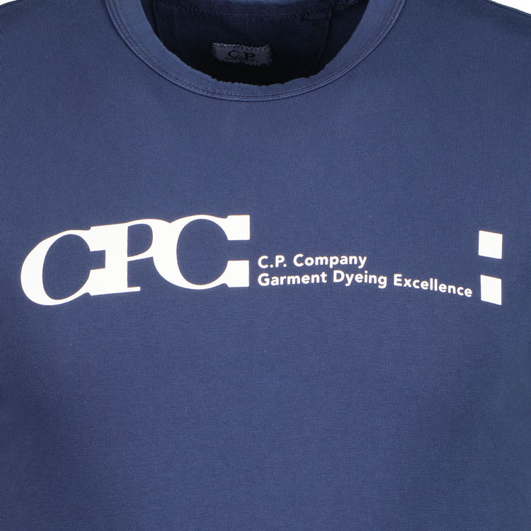 C.P. GDE Logo Print T-Shirt - Casual Basement