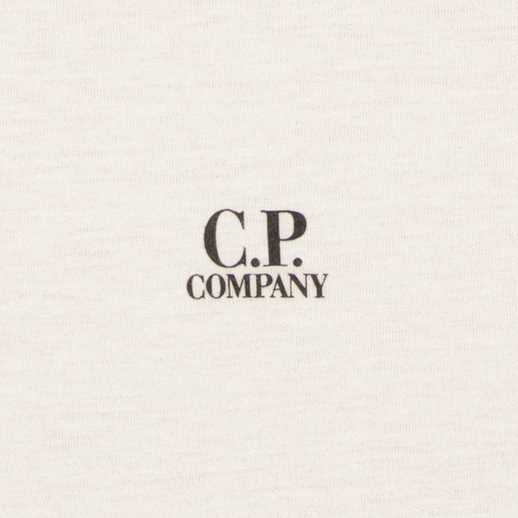 C.P. Button Up Logo Print T-Shirt - Casual Basement