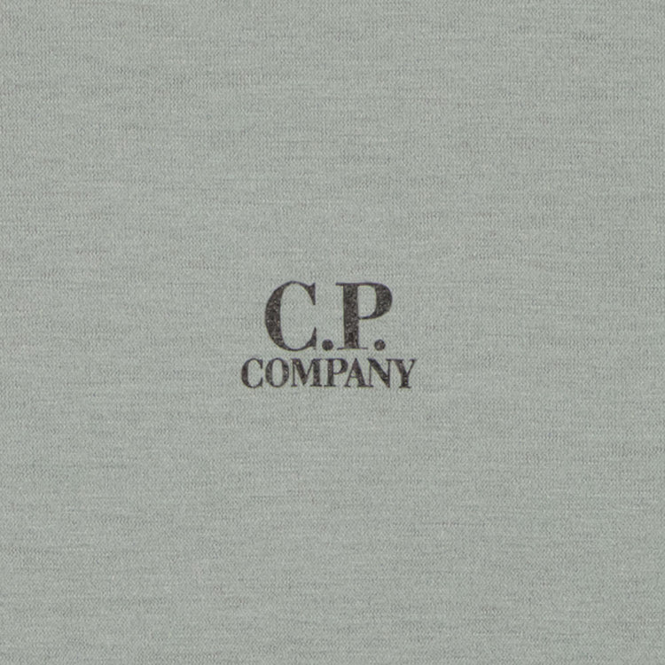 C.P. Button Up Logo Print T-Shirt - Casual Basement