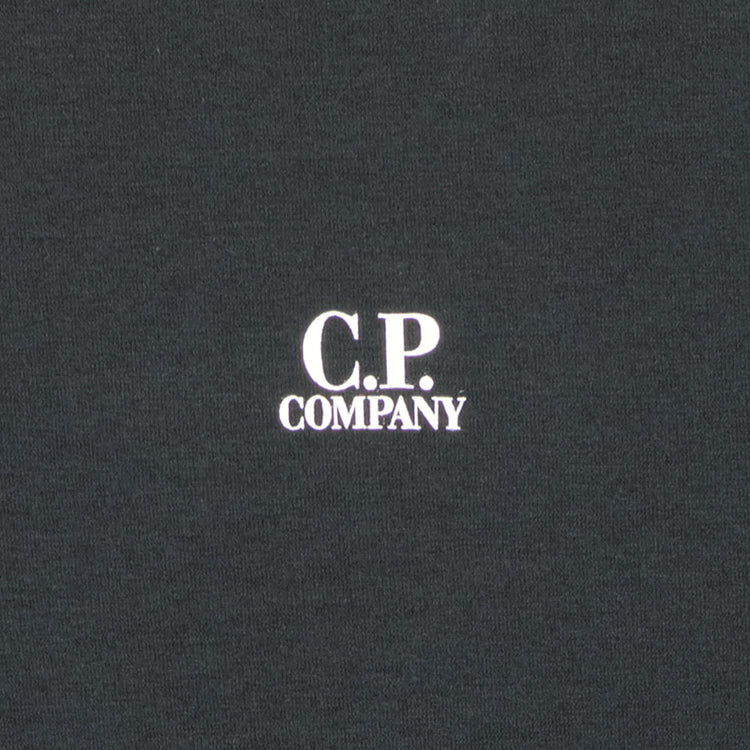 C.P. Button Up Logo Print T-Shirt - Casual Basement
