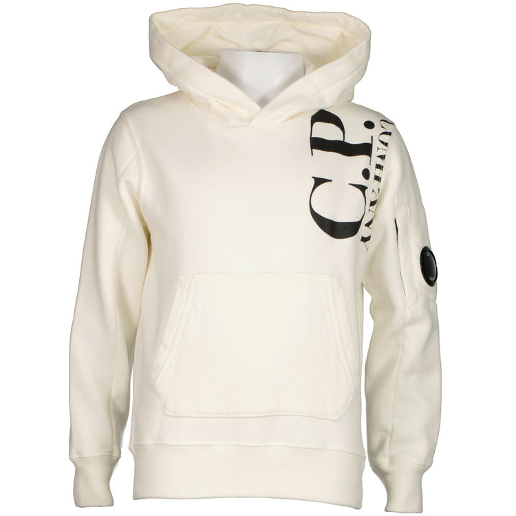 Junior Fleece Logo Print Lens Hoodie - Casual Basement