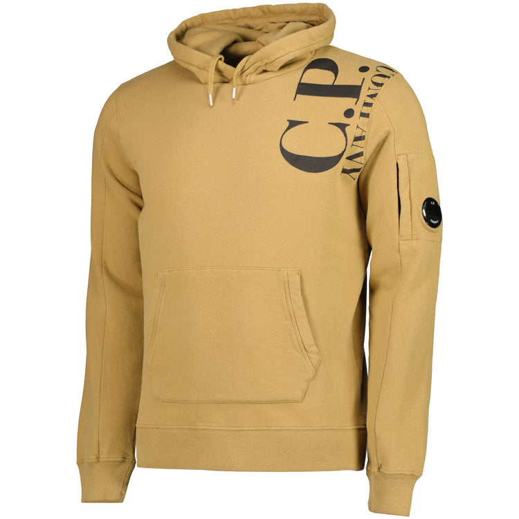 Junior Fleece Logo Print Lens Hoodie - Casual Basement