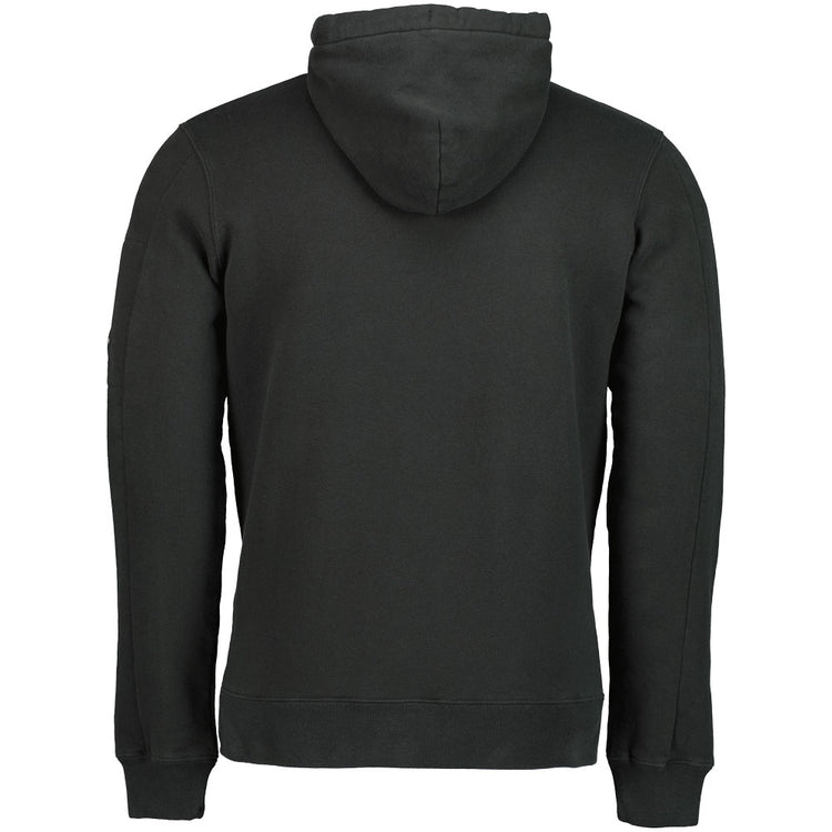 Junior Fleece Logo Print Lens Hoodie - Casual Basement