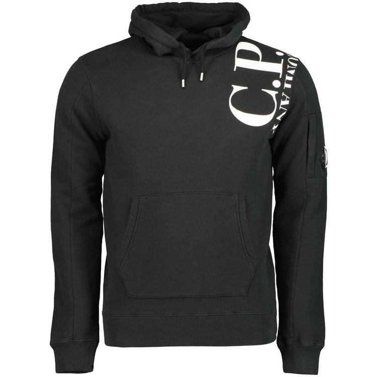 Junior Fleece Logo Print Lens Hoodie - Casual Basement