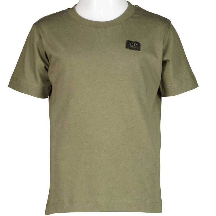 Junior Small Logo Patch Print T-Shirt - Casual Basement