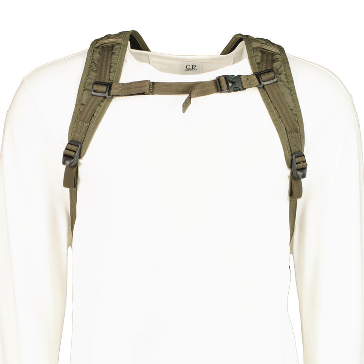 Nylon B Logo Backpack - Casual Basement
