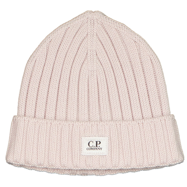 Merino Knit Logo Patch Beanie - Casual Basement