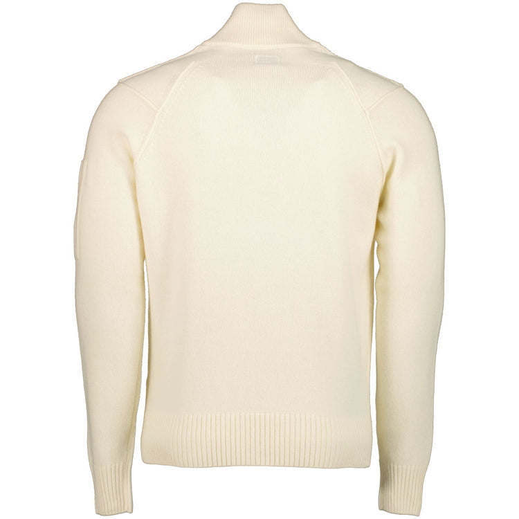 Quarter Zip Lambswool Lens Knit - Casual Basement
