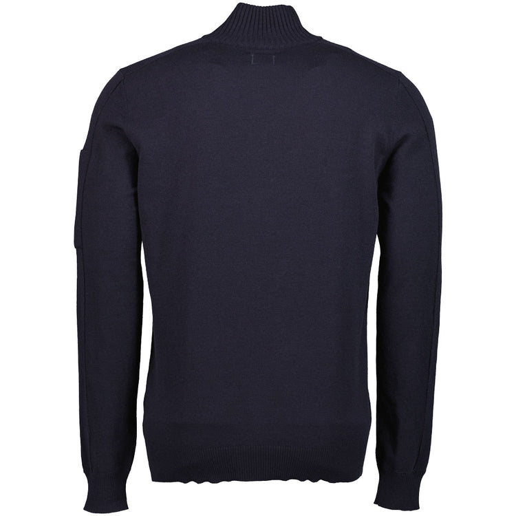 Merino Quarter Zip Turtleneck Lens Knit - Casual Basement