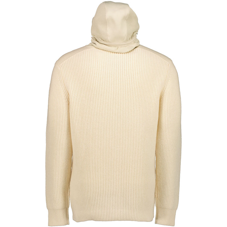 Patch Logo Hooded Knit - Casual Basement