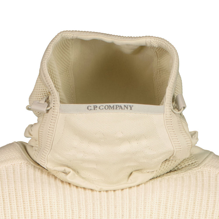 Patch Logo Hooded Knit - Casual Basement