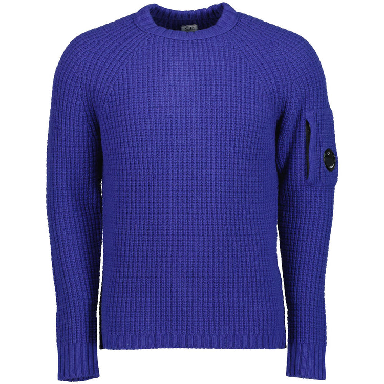 Crewneck Lens Lambswool Knit - Casual Basement