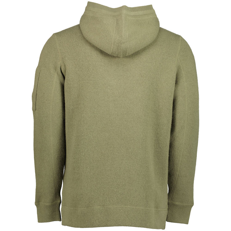 Lambswool Double Knit Lens Hoodie - Casual Basement