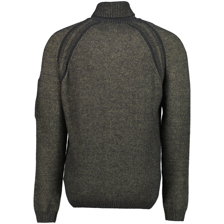 Turtle Neck Lens Fleece Knit - Casual Basement