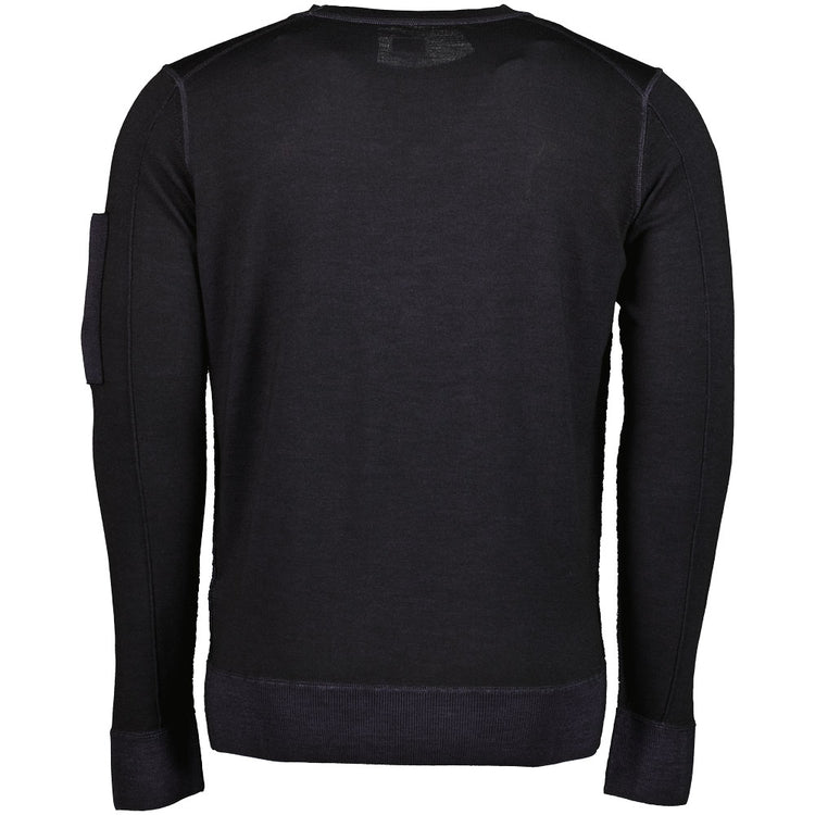 Merino Wool Crewneck Lens Knit - Casual Basement