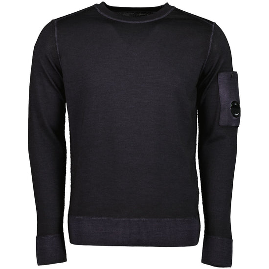 Merino Wool Crewneck Lens Knit - Casual Basement