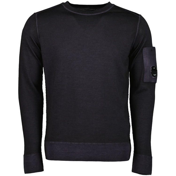 Merino Wool Crewneck Lens Knit - Casual Basement
