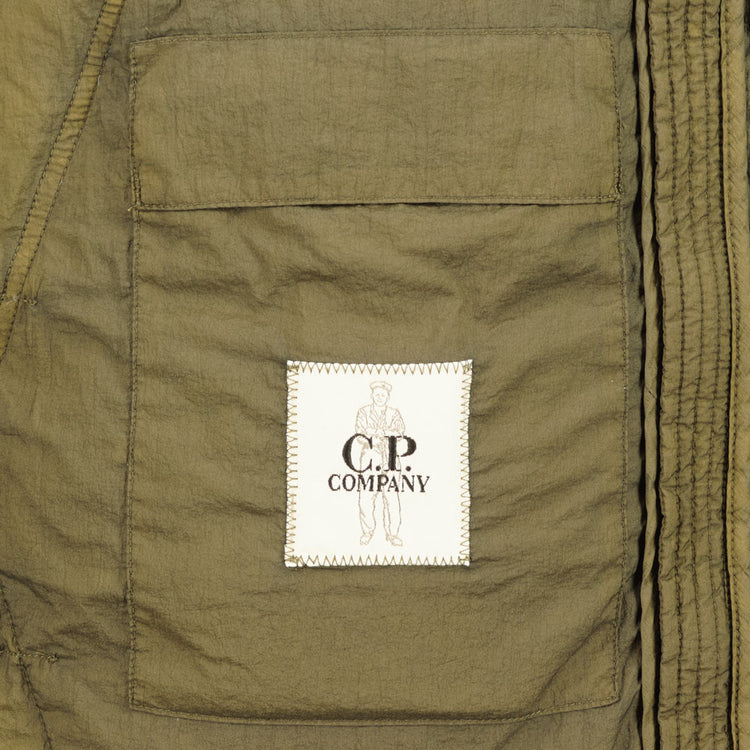 Hooded Nylon Down Jacket - Casual Basement