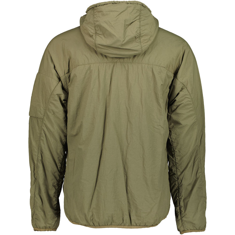 Hooded Nylon Lens Jacket - Casual Basement