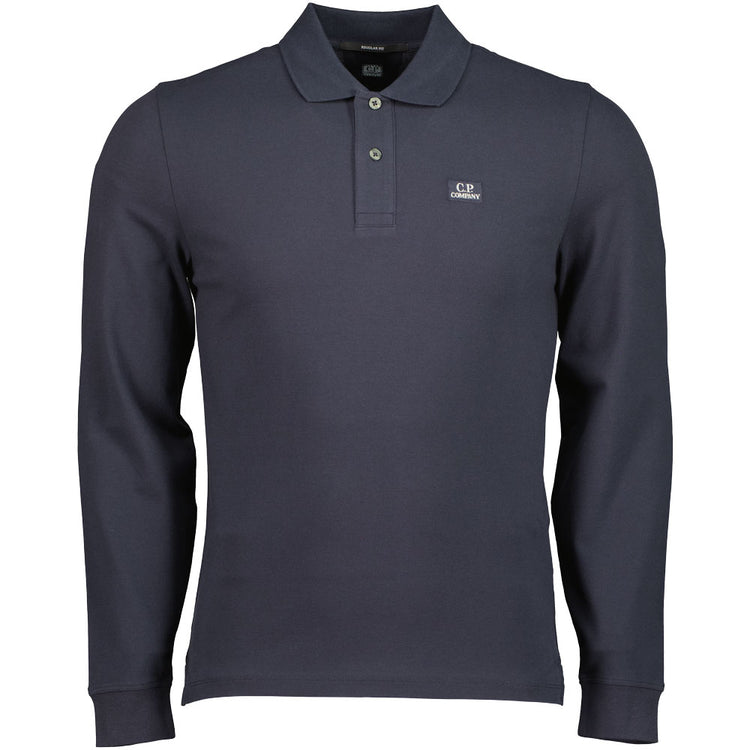 Long Sleeve Stretch Piquet Polo - Casual Basement