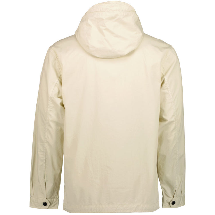 Gabardine Popover Hooded Lens Overshirt - Casual Basement