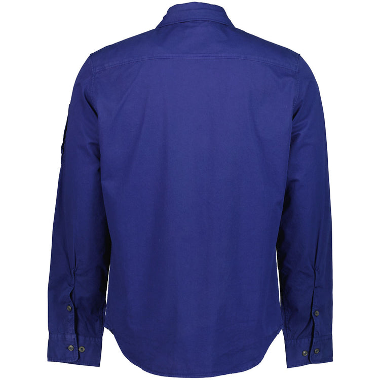 Gabardine Zip Up Lens Overshirt - Casual Basement