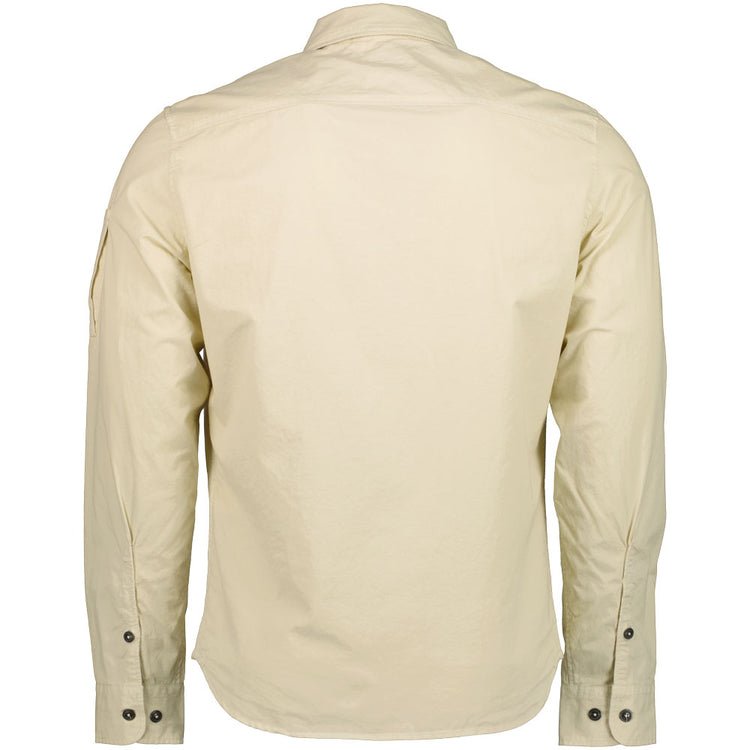 Gabardine Zip Up Lens Overshirt - Casual Basement