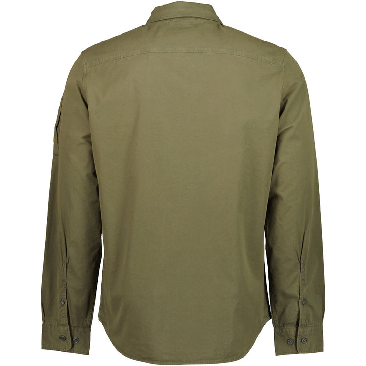 Gabardine Zip Up Lens Overshirt - Casual Basement