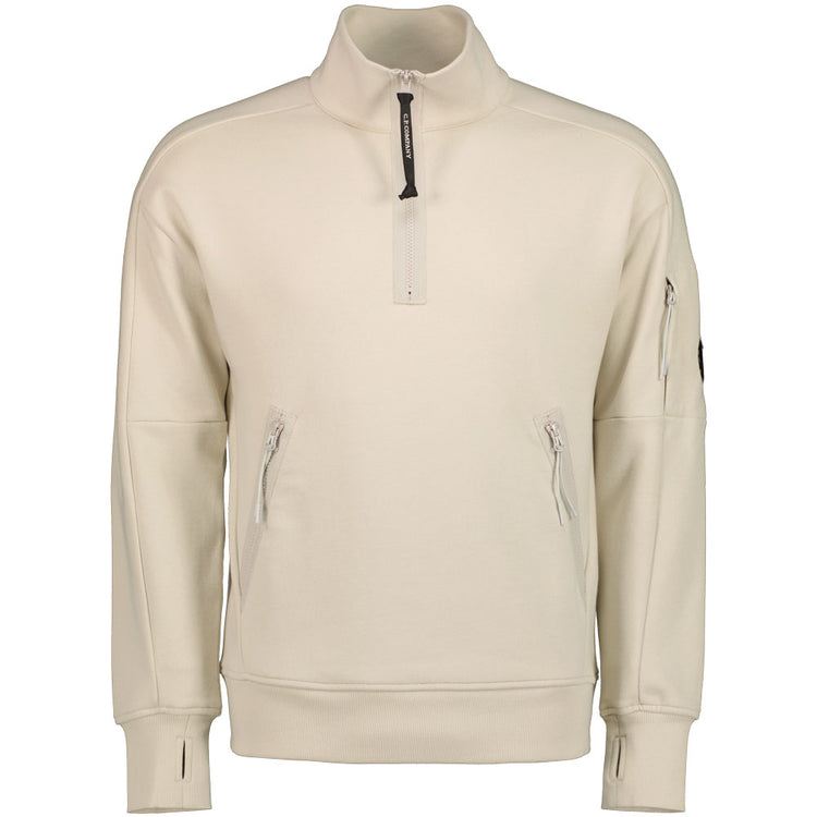 Quarter Zip Lens Fleece Sweatshirt - Casual Basement