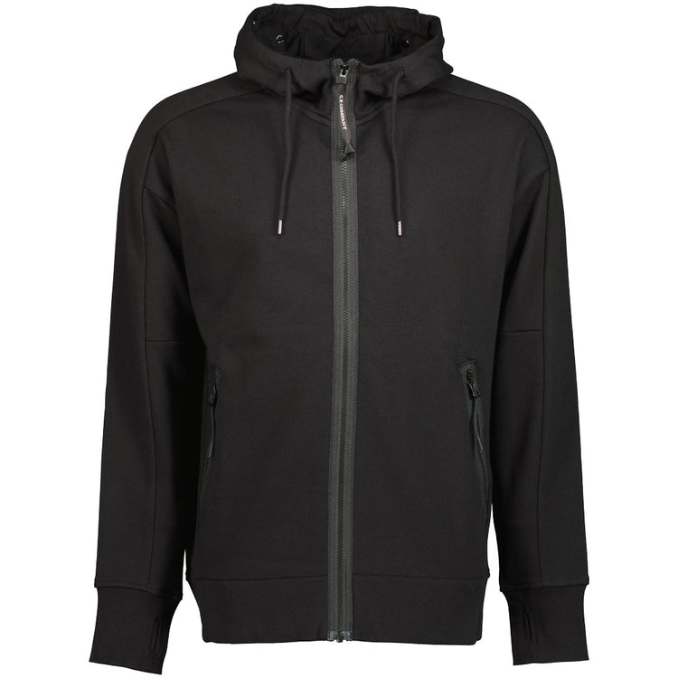 Zip Up Hooded Goggle Sweatshirt - Casual Basement