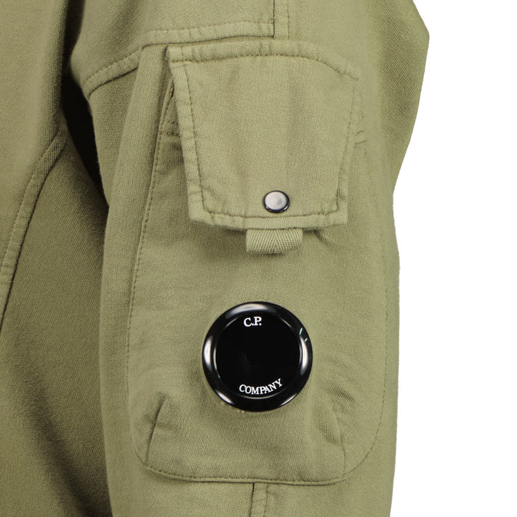 Light Fleece Hooded Lens Sweatshirt - Casual Basement