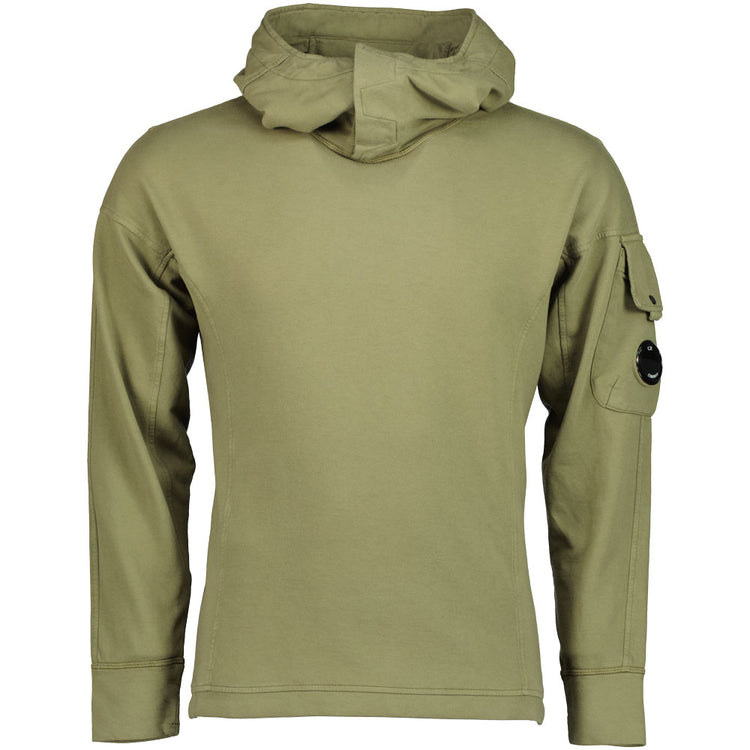 Light Fleece Hooded Lens Sweatshirt - Casual Basement