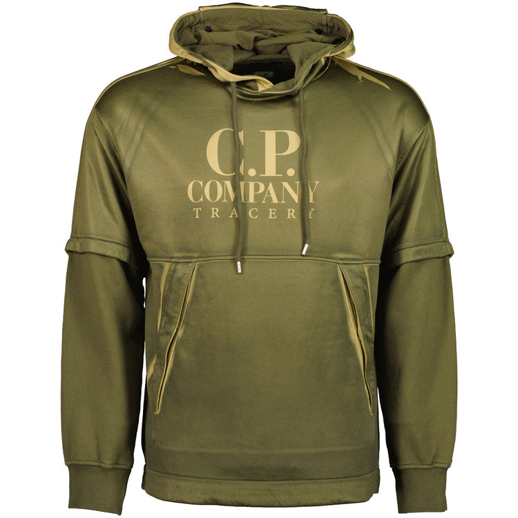 Cotton/Poly Fleece Tracery Logo Goggle Hoodie - Casual Basement
