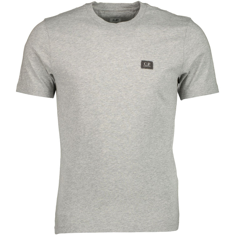 Small Logo Patch Print T-Shirt - Casual Basement