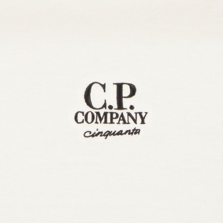 Long Sleeve Embroidered Anniversary Logo T-Shirt - Casual Basement