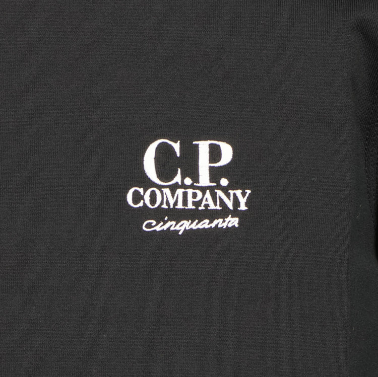 Long Sleeve Embroidered Anniversary Logo T-Shirt - Casual Basement