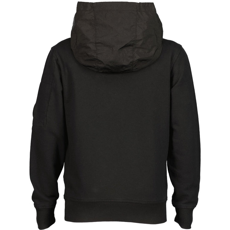 Junior Mixed Quarter Zip Lens Hoodie - Casual Basement