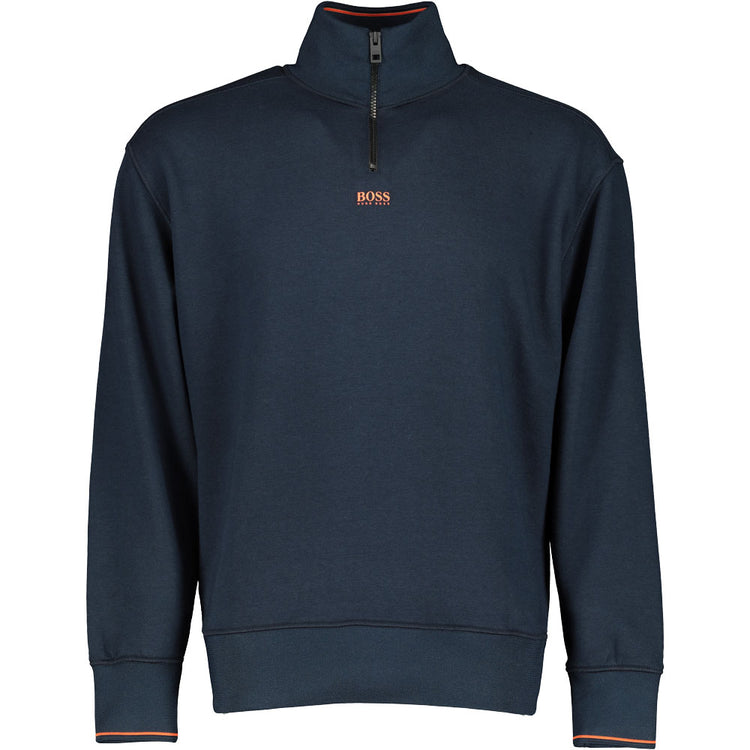 Hugo Boss Printed Logo Quarter Zip - Casual Basement