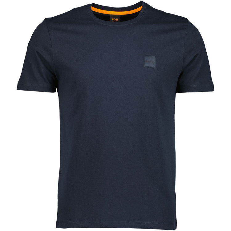 Relaxed Fit Logo Patch T-Shirt - Casual Basement