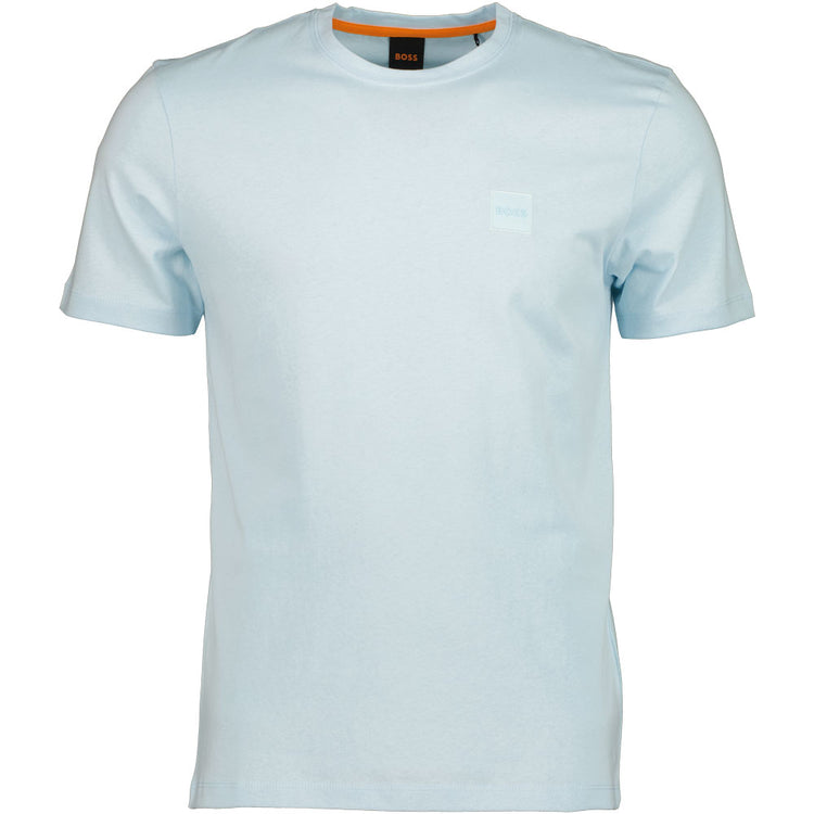 Relaxed Fit Logo Patch T-Shirt - Casual Basement