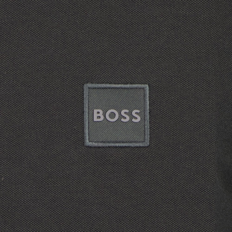 Long Sleeve Logo Patch Polo - Casual Basement