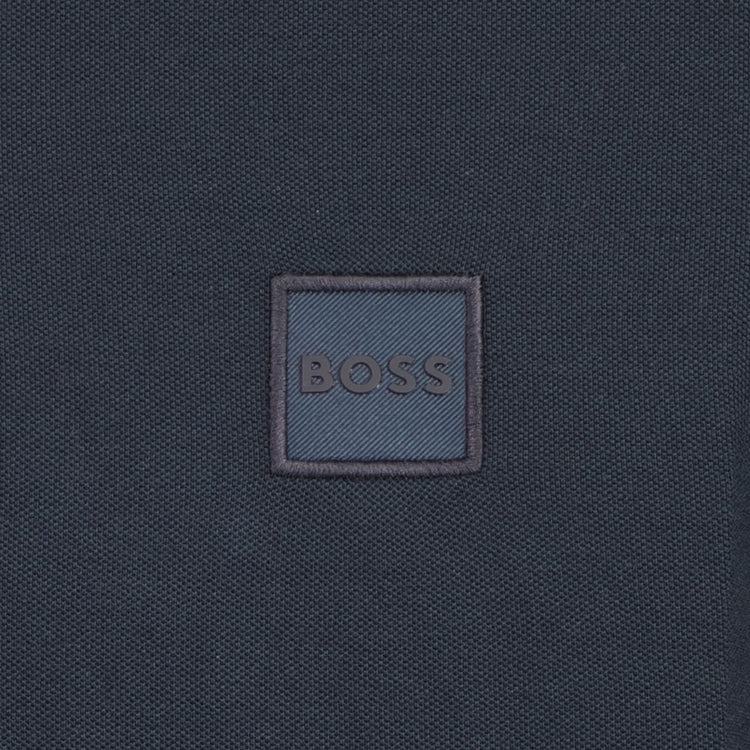 Long Sleeve Logo Patch Polo - Casual Basement