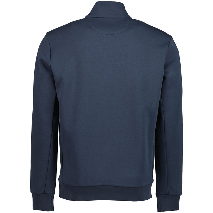 Quarter Zip Embroidered Logo Sweat - Casual Basement
