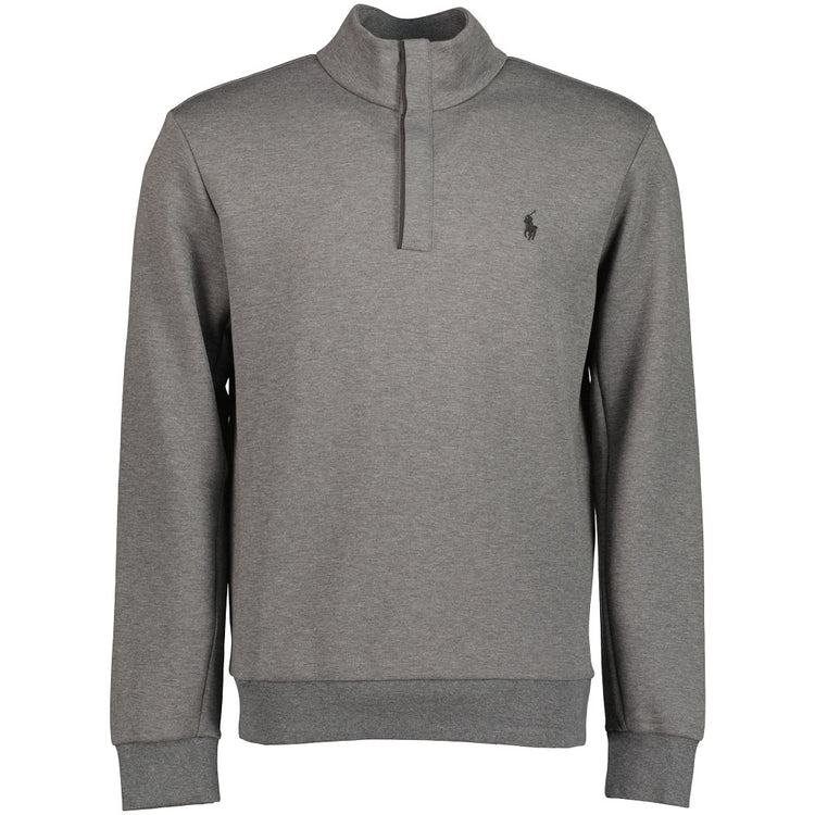 Quarter Zip Embroidered Logo Sweat - Casual Basement