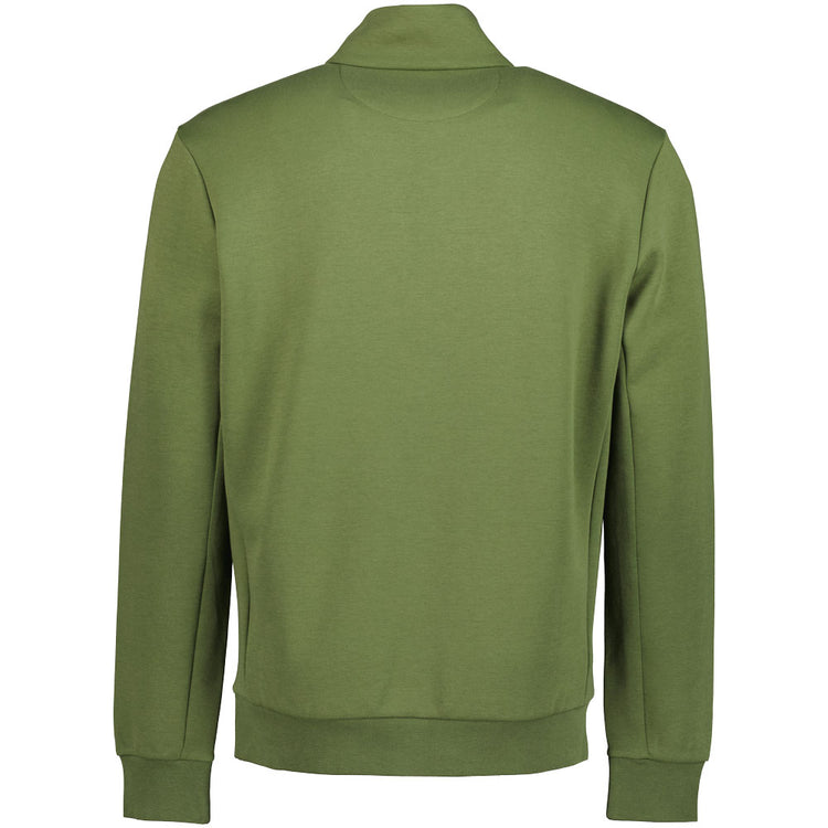 Quarter Zip Embroidered Logo Sweat - Casual Basement