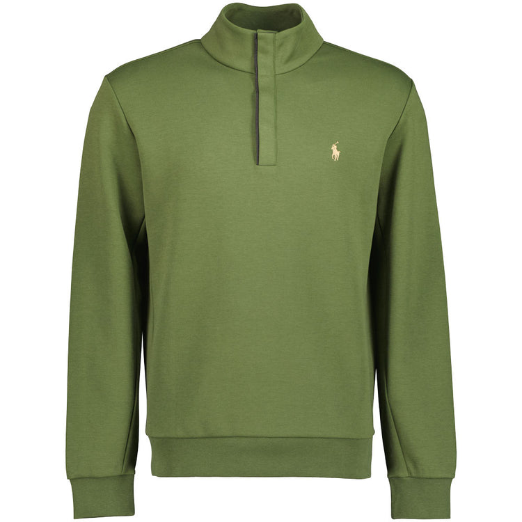 Quarter Zip Embroidered Logo Sweat - Casual Basement
