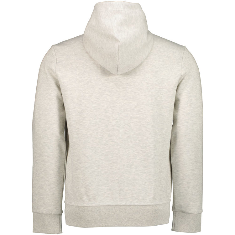 Zip Up Embroidered Logo Hoodie - Casual Basement