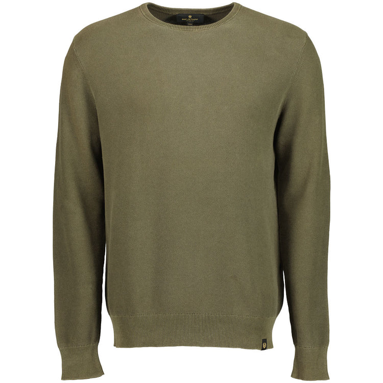 Pigment Dye Crew Neck Jumper - Casual Basement