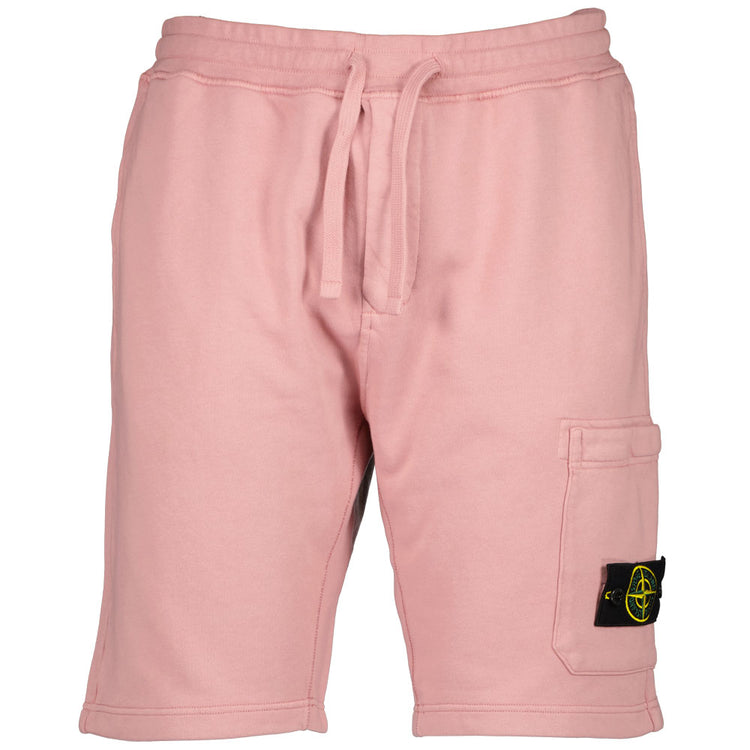 Stone Island Logo Patch Sweat Shorts - Casual Basement