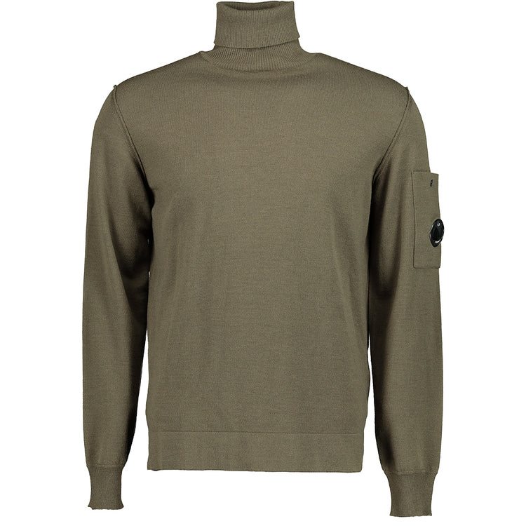 C.P. Merino Wool Turtleneck Lens Knit - Casual Basement